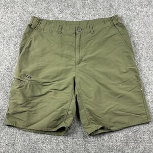 Patagonia Hiking Shorts Mens Large Green 10 Inseam Nylon Stretch Quick Dry Trail
